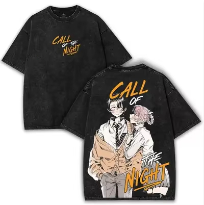 T-shirt délavé CALL OF THE NIG - Fashion Street Night avis et prix